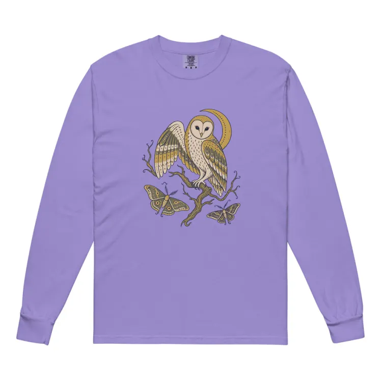 The The Night Watch Long Sleeve in Violet.