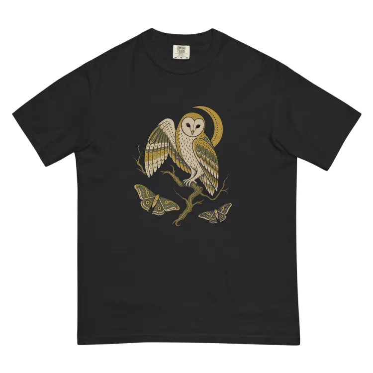 The The Night Watch Tee in Black.
