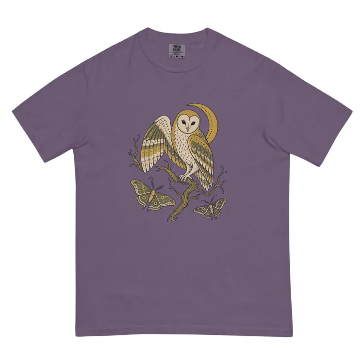 The The Night Watch Tee in Grape.