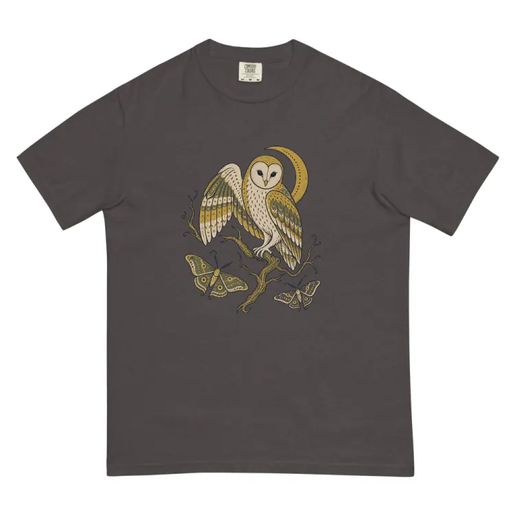 The The Night Watch Tee in Graphite.