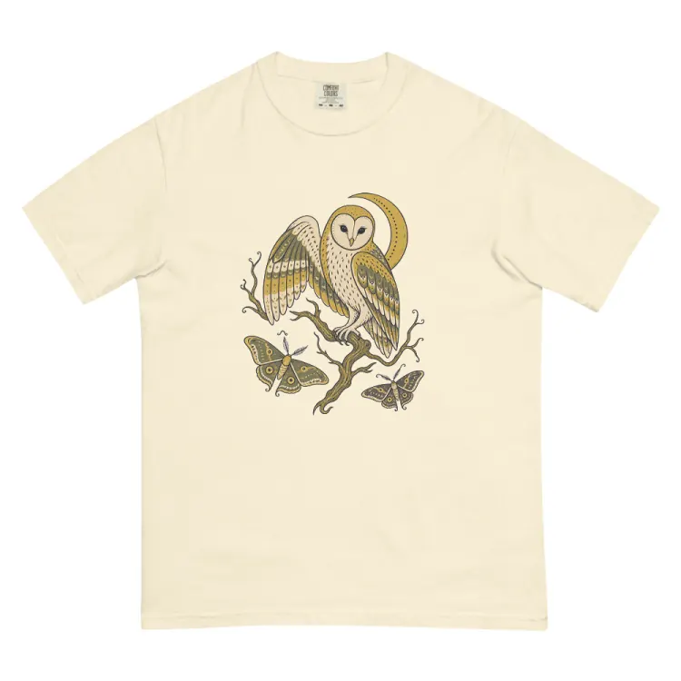 The The Night Watch Tee in Ivory.