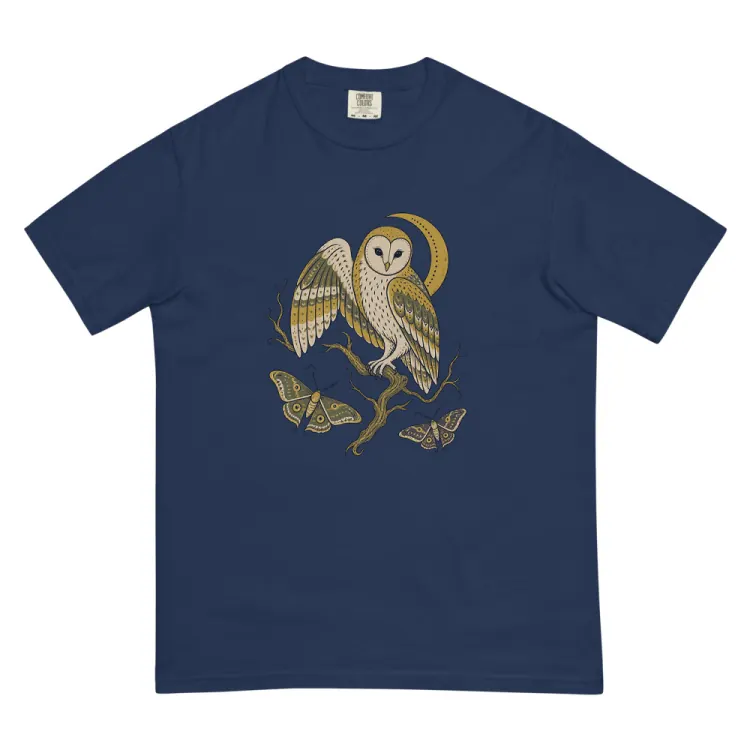 The The Night Watch Tee in True Navy.