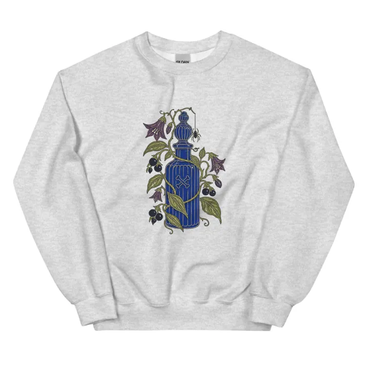 The Handle With Care Crewneck in Ash.