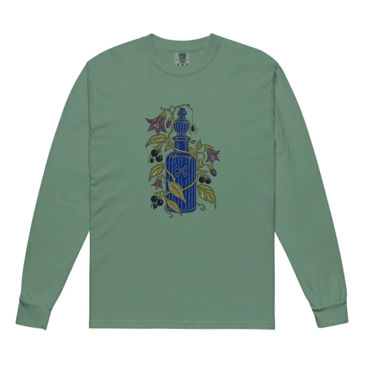 The Handle With Care Long Sleeve in Light Green.