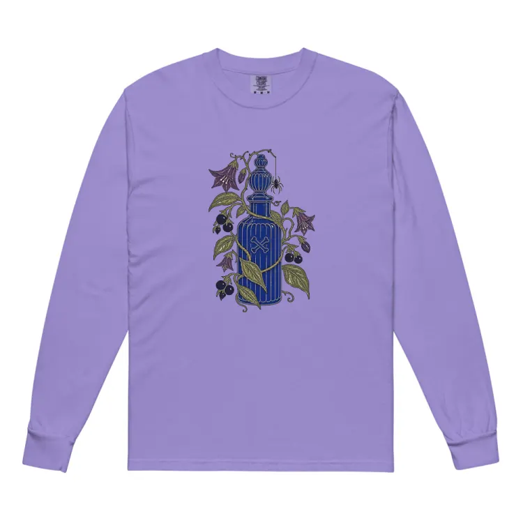 The Handle With Care Long Sleeve in Violet.