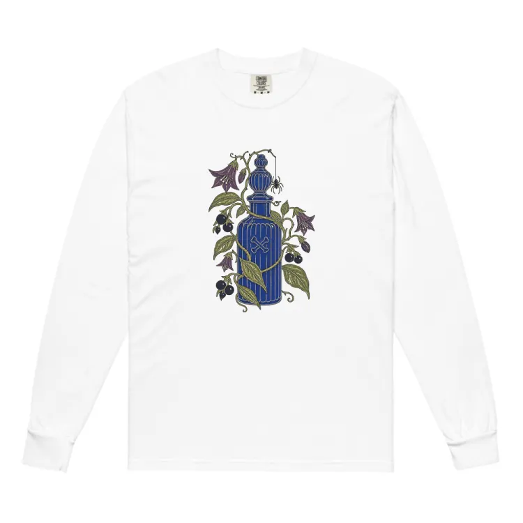 The Handle With Care Long Sleeve in White.