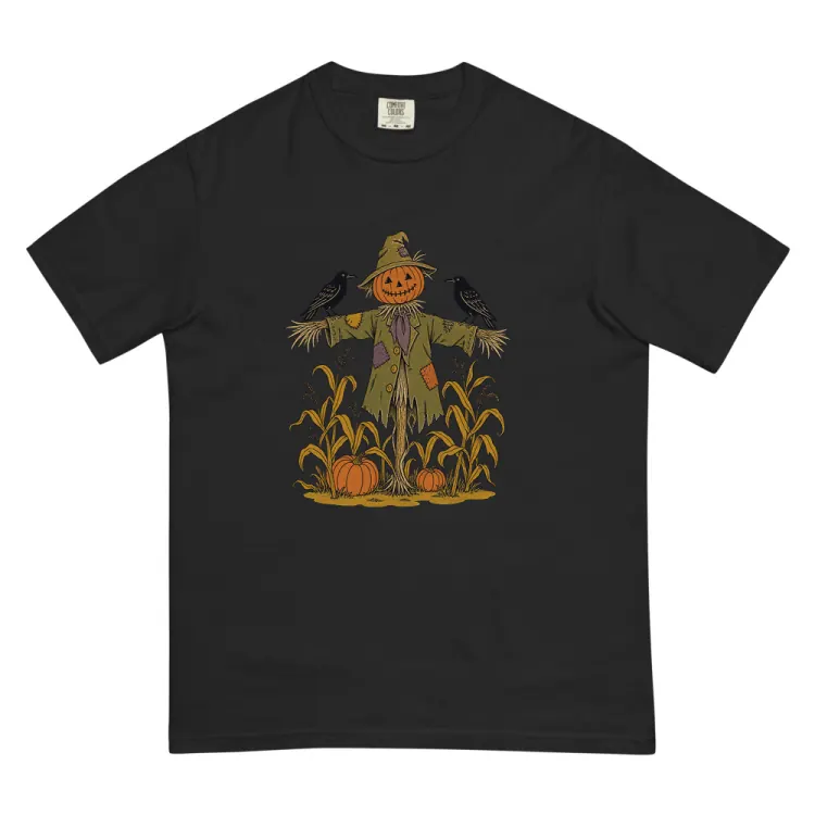 The The Scarecrow Tee in Black.