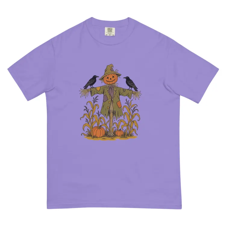 The The Scarecrow Tee in Violet.