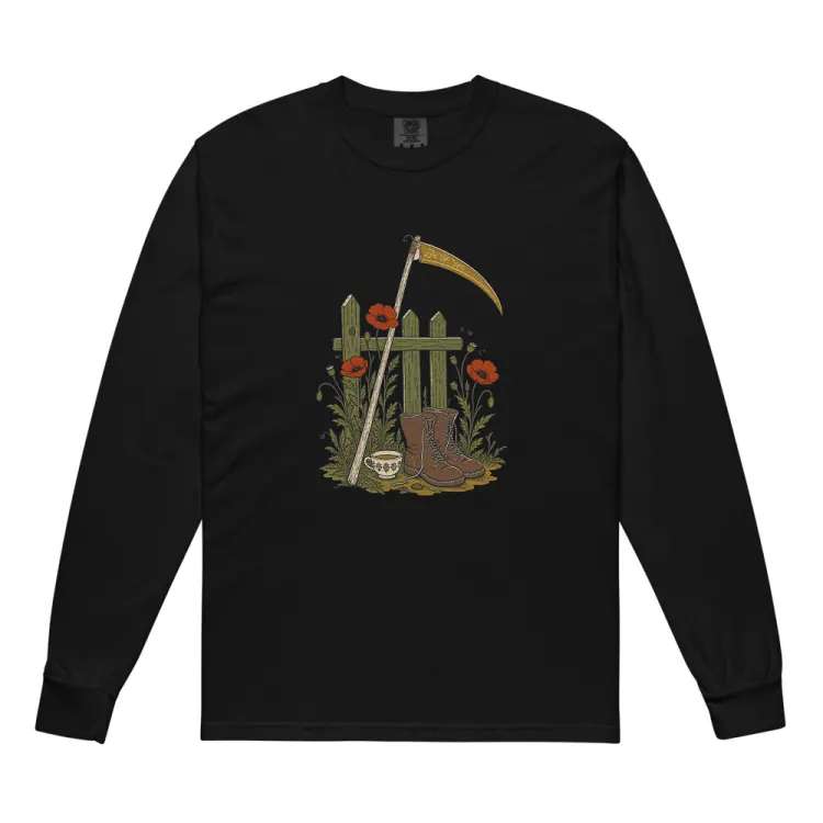 The The Reaper's Day Off Long Sleeve in Black.