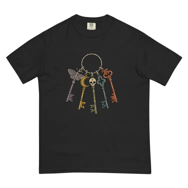 The Skeleton Keys Tee in Black.