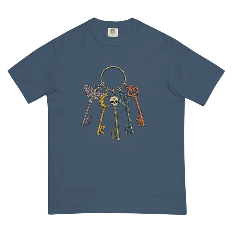 The Skeleton Keys Tee in Midnight.