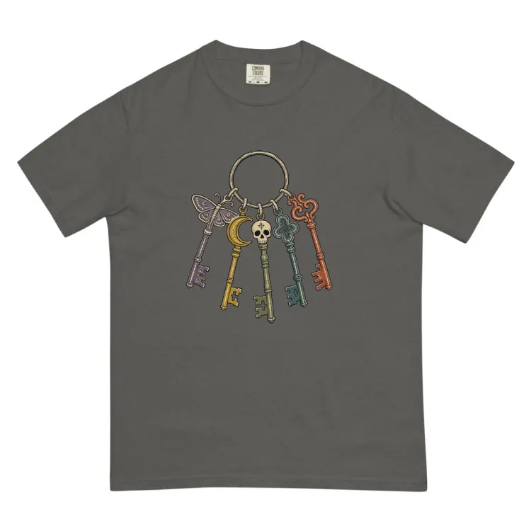 The Skeleton Keys Tee in Pepper.