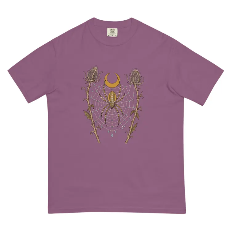 The Orb Weaver Tee in Berry.