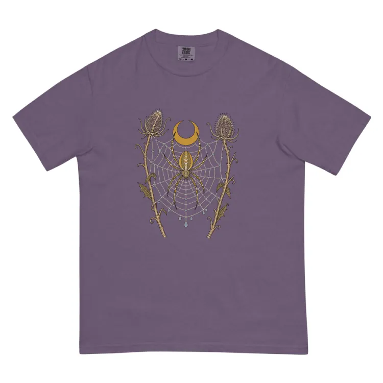 The Orb Weaver Tee in Grape.
