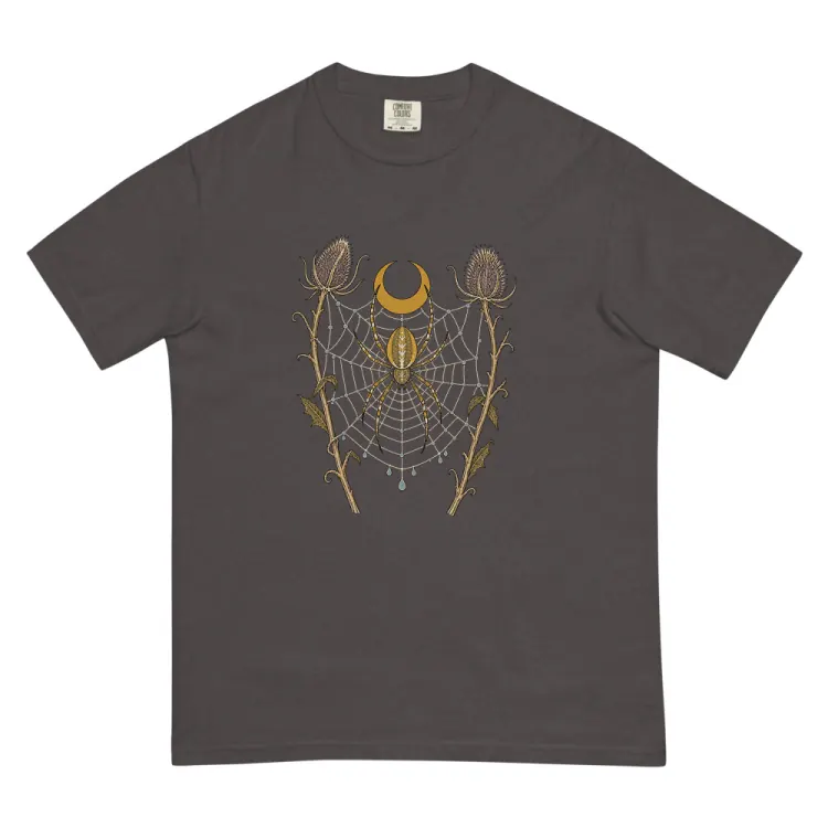 The Orb Weaver Tee in Graphite.