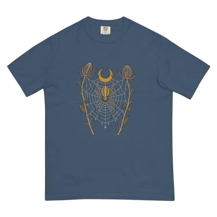 The Orb Weaver Tee in Midnight.