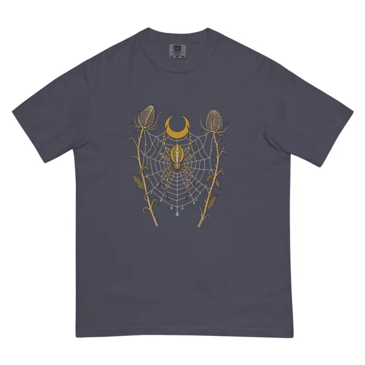 The Orb Weaver Tee in Navy.