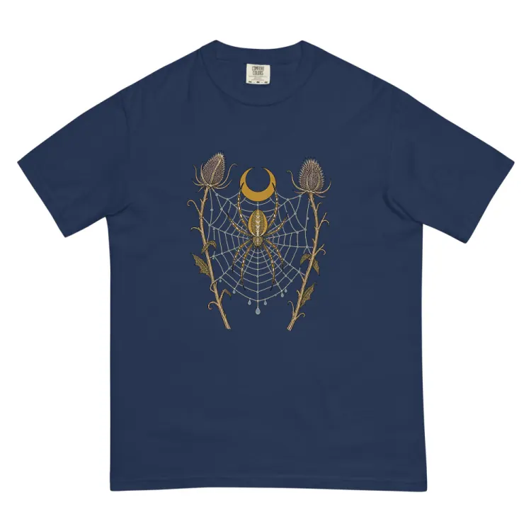 The Orb Weaver Tee in True Navy.