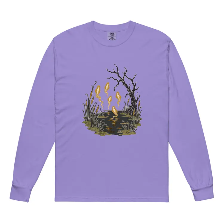 The Will-o'-the-Wisps Long Sleeve in Violet.