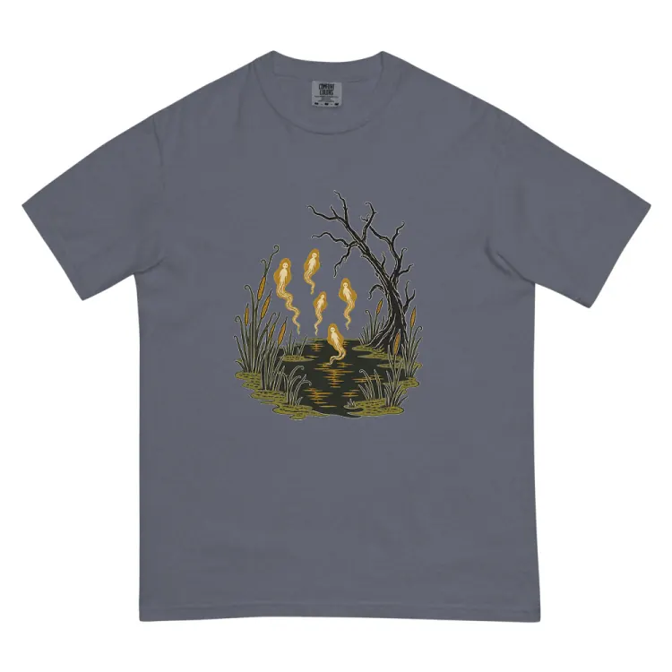 The Will-o'-the-Wisps Tee in Denim.