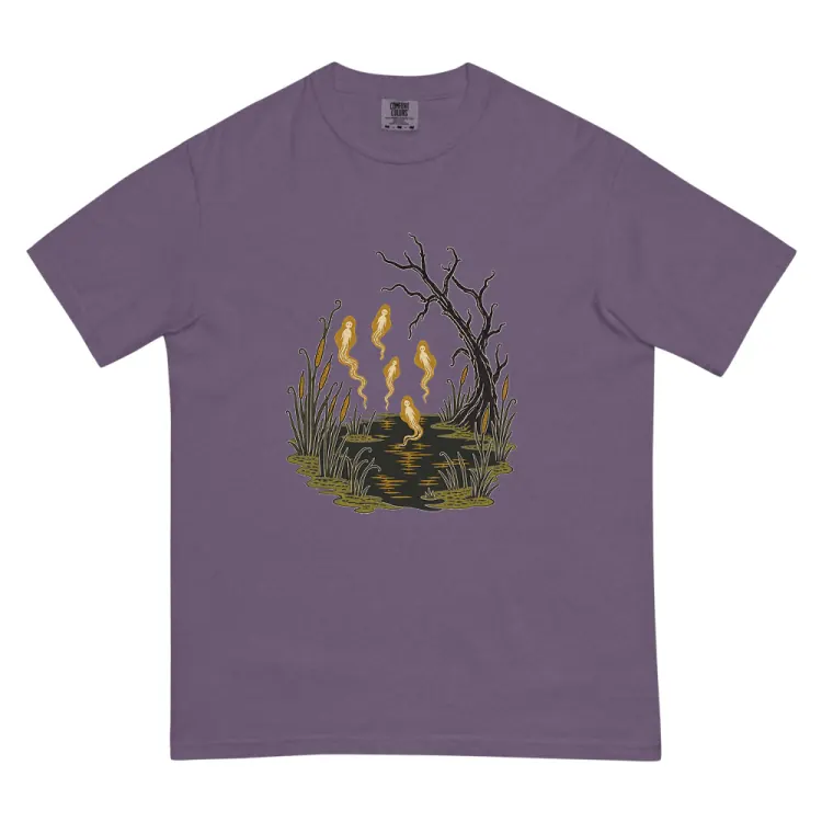 The Will-o'-the-Wisps Tee in Grape.