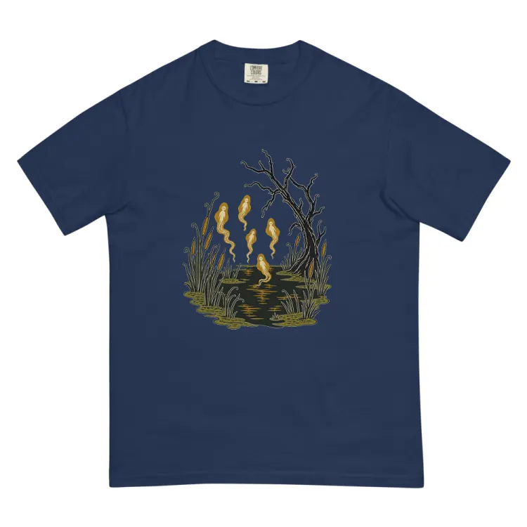 The Will-o'-the-Wisps Tee in True Navy.