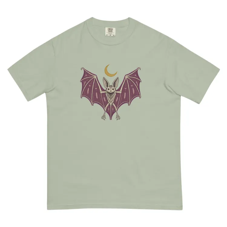 The A Field Guide to Bats Tee in Bay.