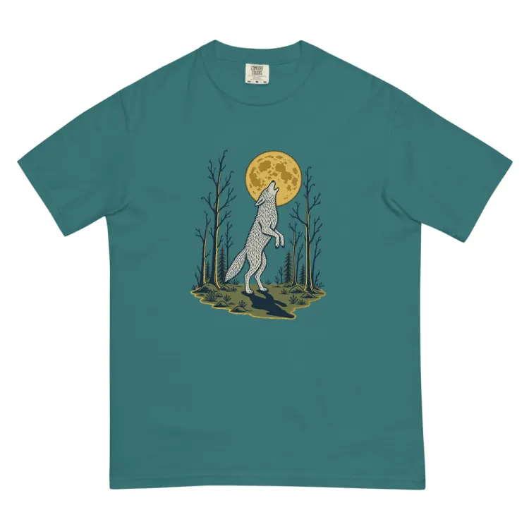 The Full Moon Protocol Tee in Emerald.