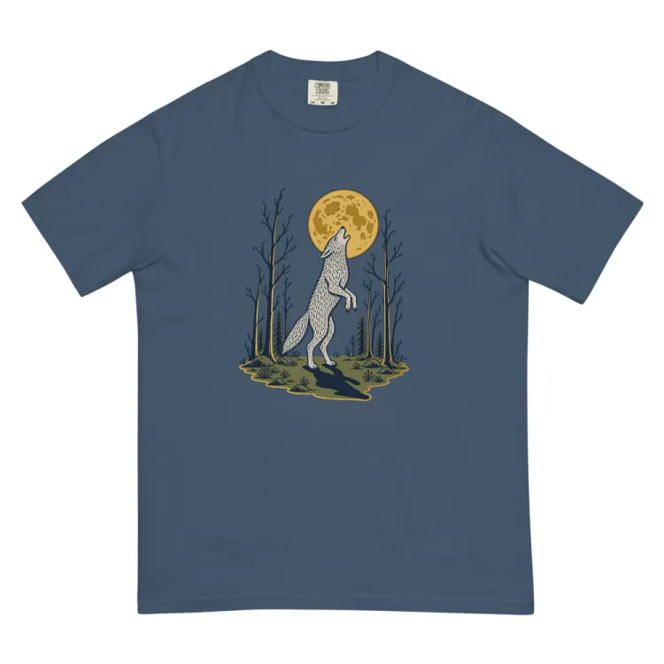 The Full Moon Protocol Tee in Midnight.