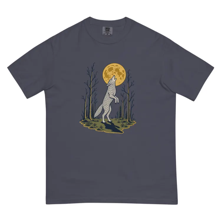 The Full Moon Protocol Tee in Navy.