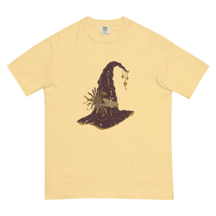 The Hat, Pointed, Witch's Tee in Butter.