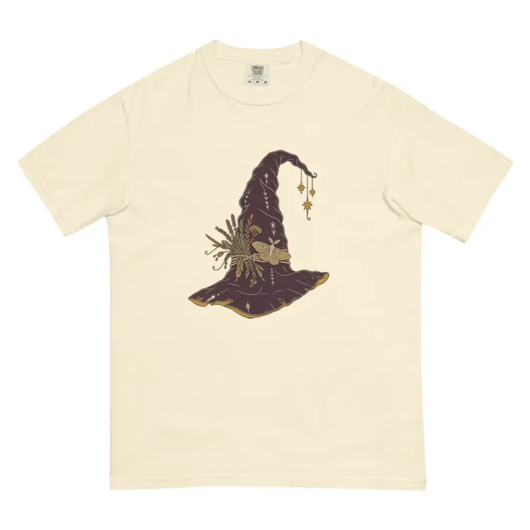 The Hat, Pointed, Witch's Tee in Ivory.
