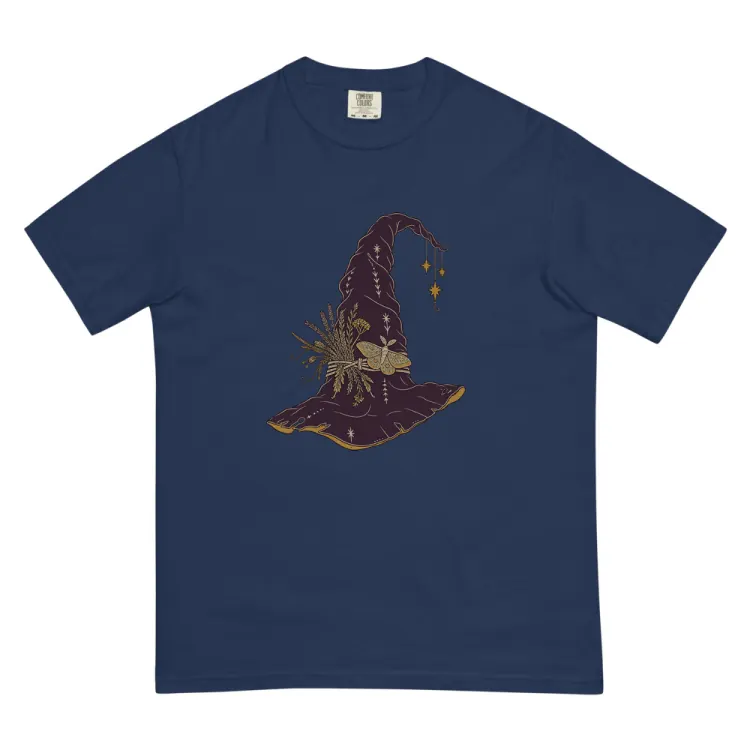 The Hat, Pointed, Witch's Tee in True Navy.