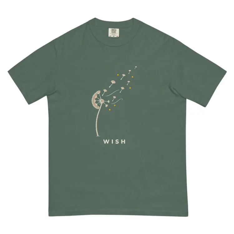 The Wish Tee in Blue Spruce.